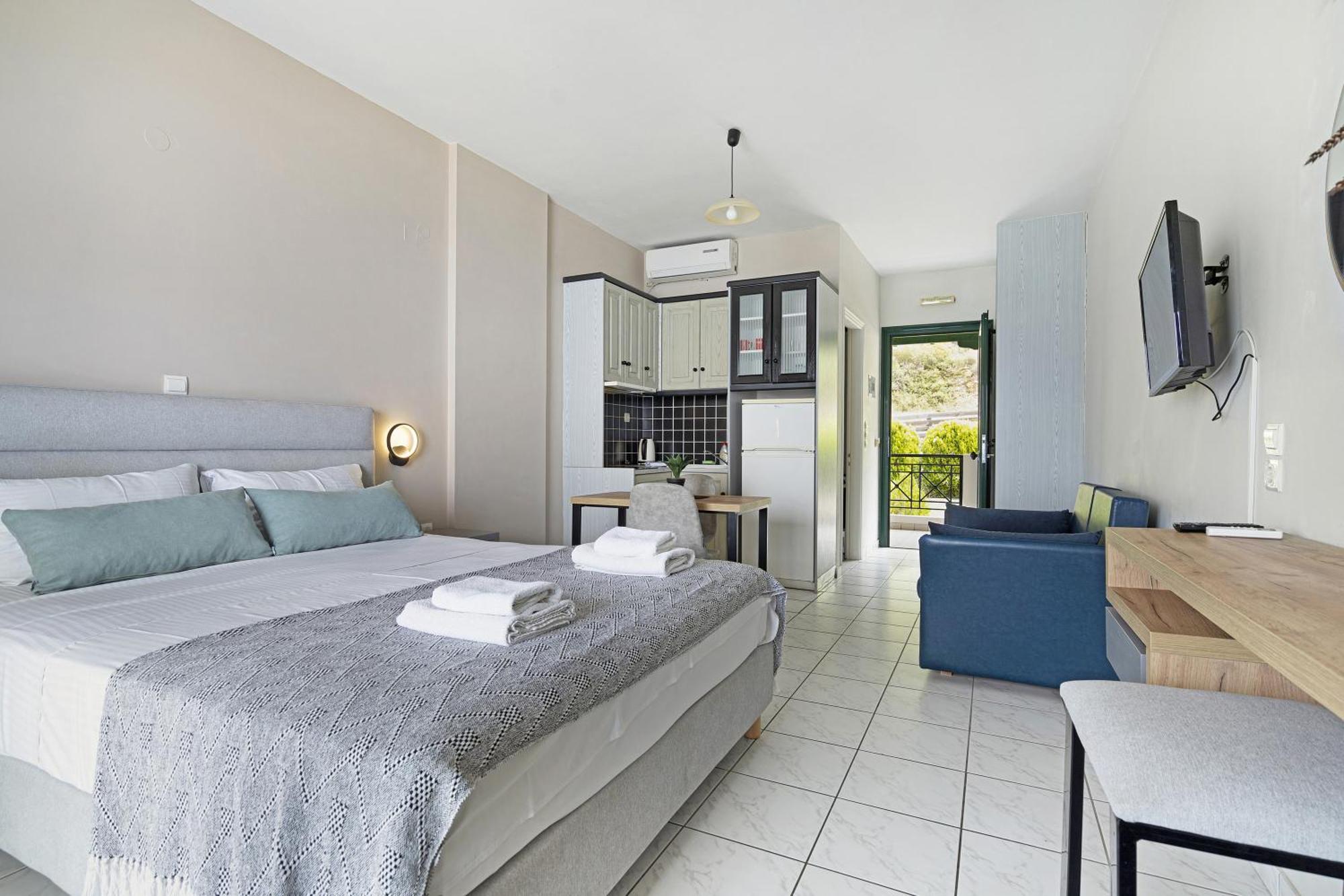 Sunset Premium Studio 7 Ayios Nikitas Phòng bức ảnh